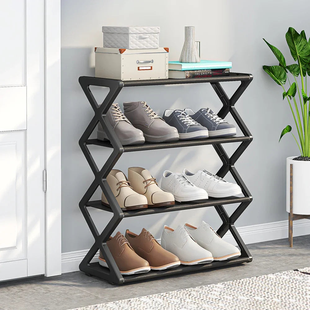 4-Tier Space-Saving Shoe Rack