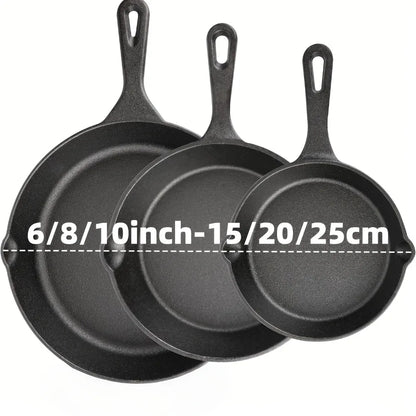 Pre-Seasoned Cast Iron Skillet Set