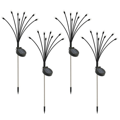 Solar-Powered Firefly LED Decorative Lights