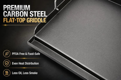 Heavy-Duty Flat Top Griddle for Gas Grill