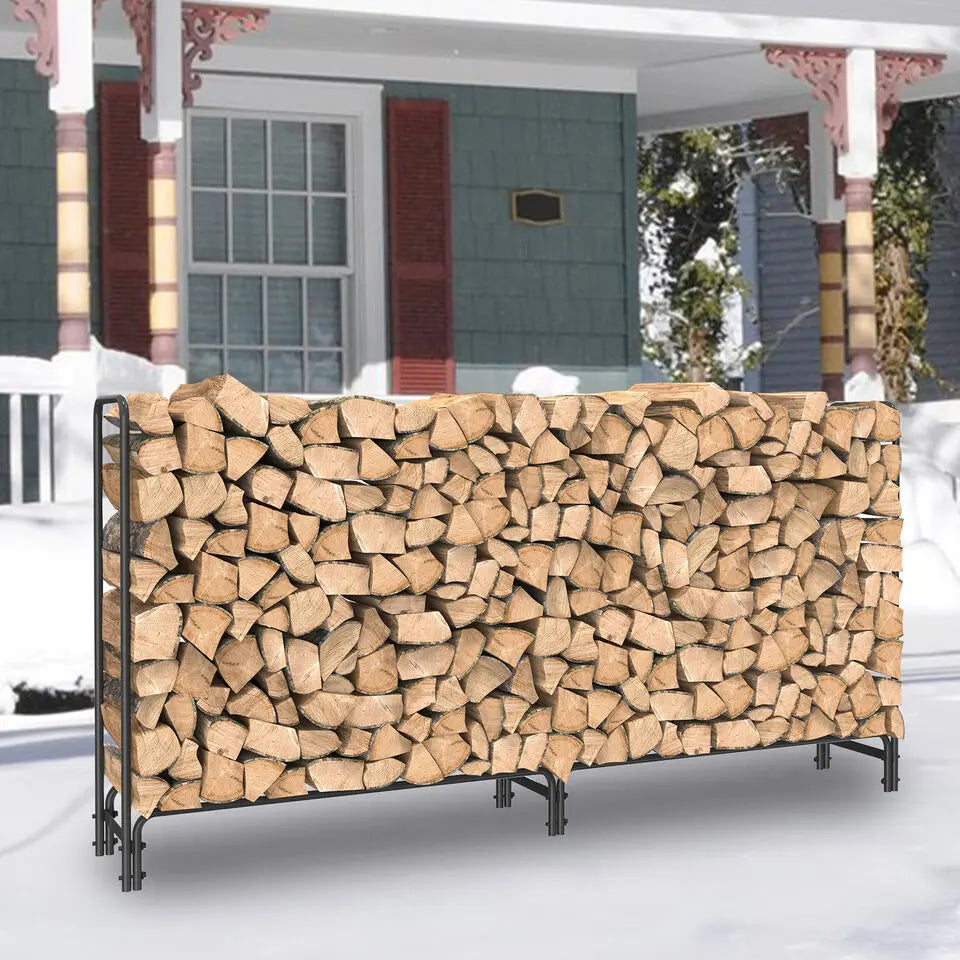 Heavy-Duty Firewood Log Rack