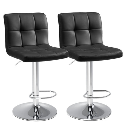 Faux Leather Counter Height Bar Stools