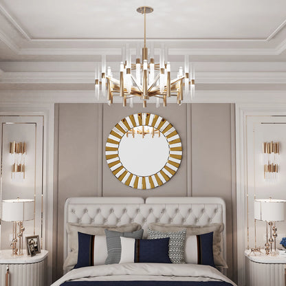 Gorgeous Large Round Decorative Accent Mirror