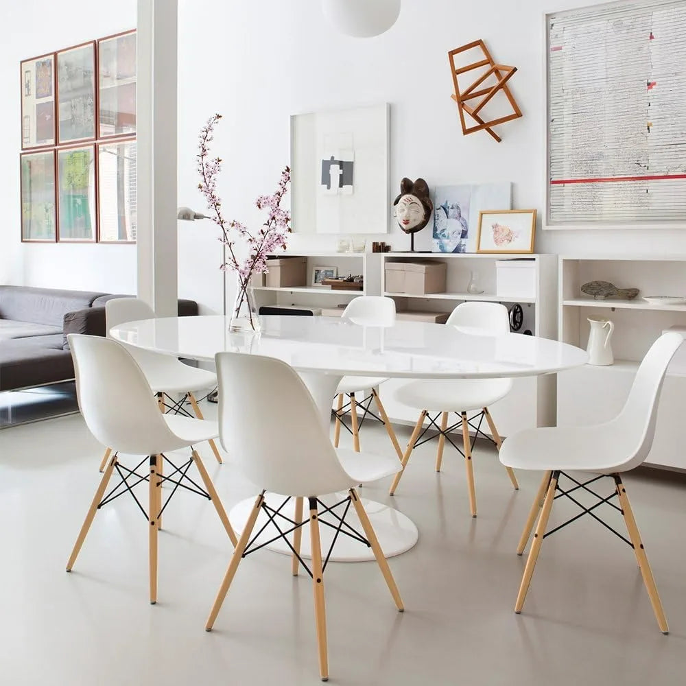 Mid-Century Modern Dining Chair Set