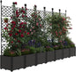 Raised Garden Planter Box with Trellis
