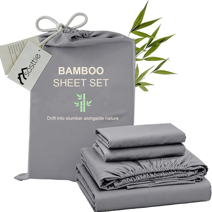 Luxury Cooling Bamboo Sheet Set | Ultra Soft Deep Pocket Bedding for Hot Sleepers