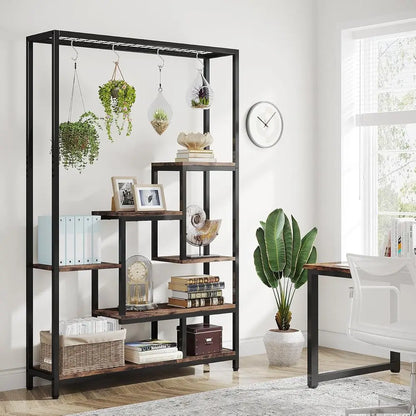 Large Modern Metal Plant Stand for Indoor Garden