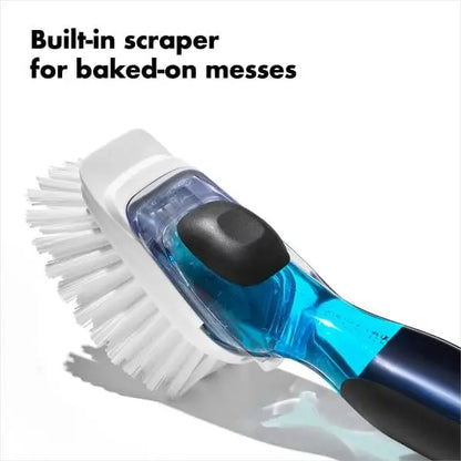 Soap Dispensing Dish Scrub Brush