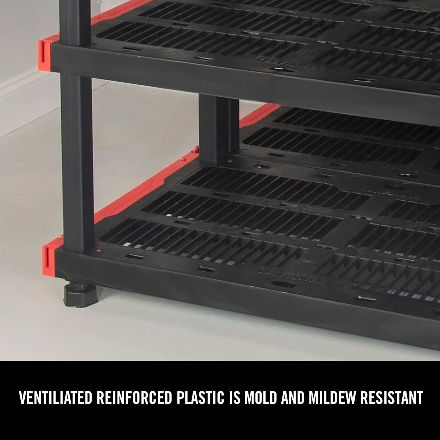 Heavy Duty, Durable 4-Tier Storage Rack
