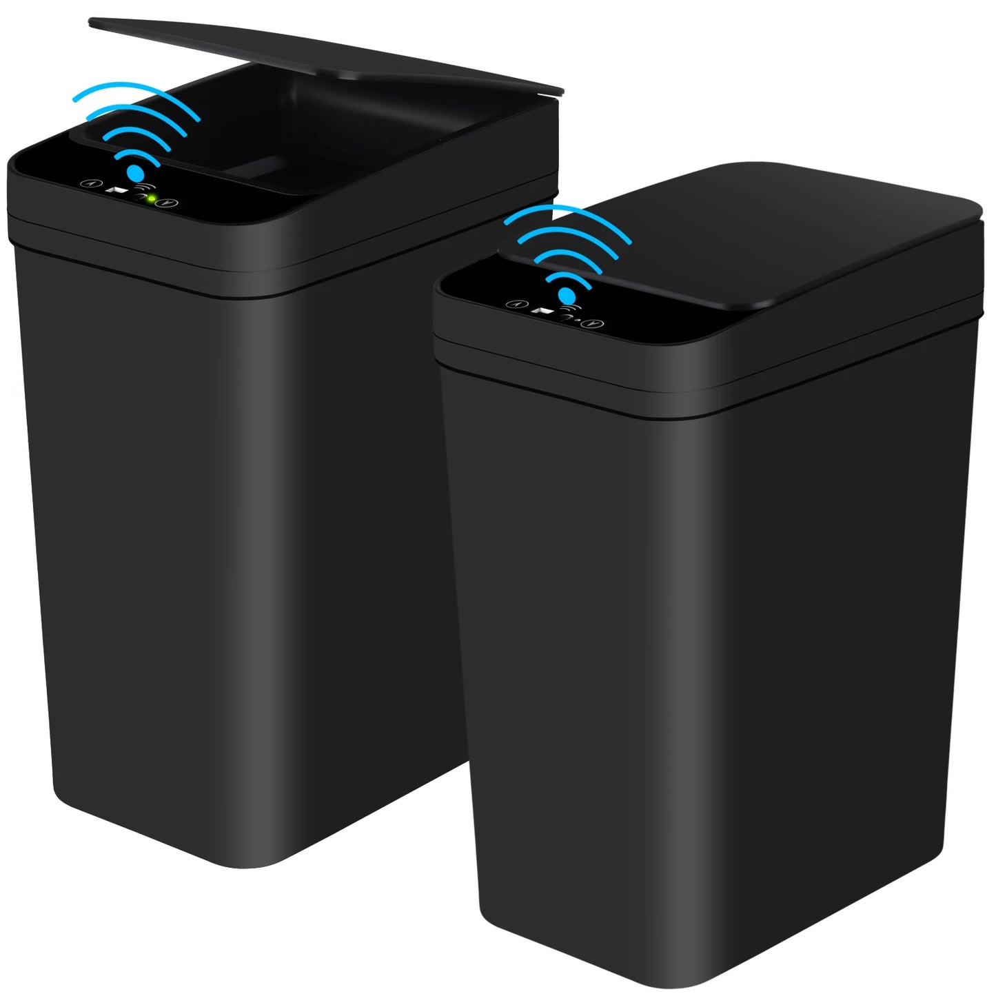 Touchless Bathroom Trash Cans, Set of 2