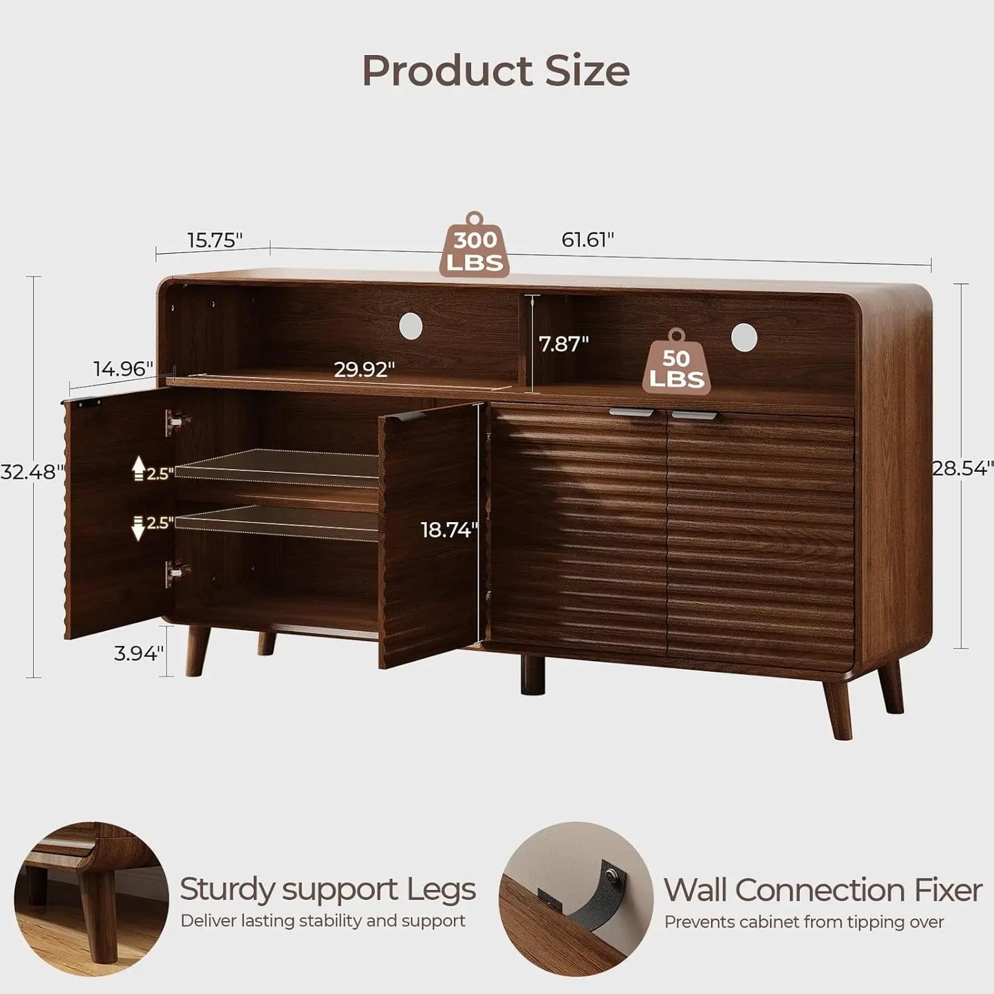 Stylish Sideboard Buffet Cabinet