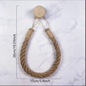 Retro Wall-Mounted Rope Towel Holder