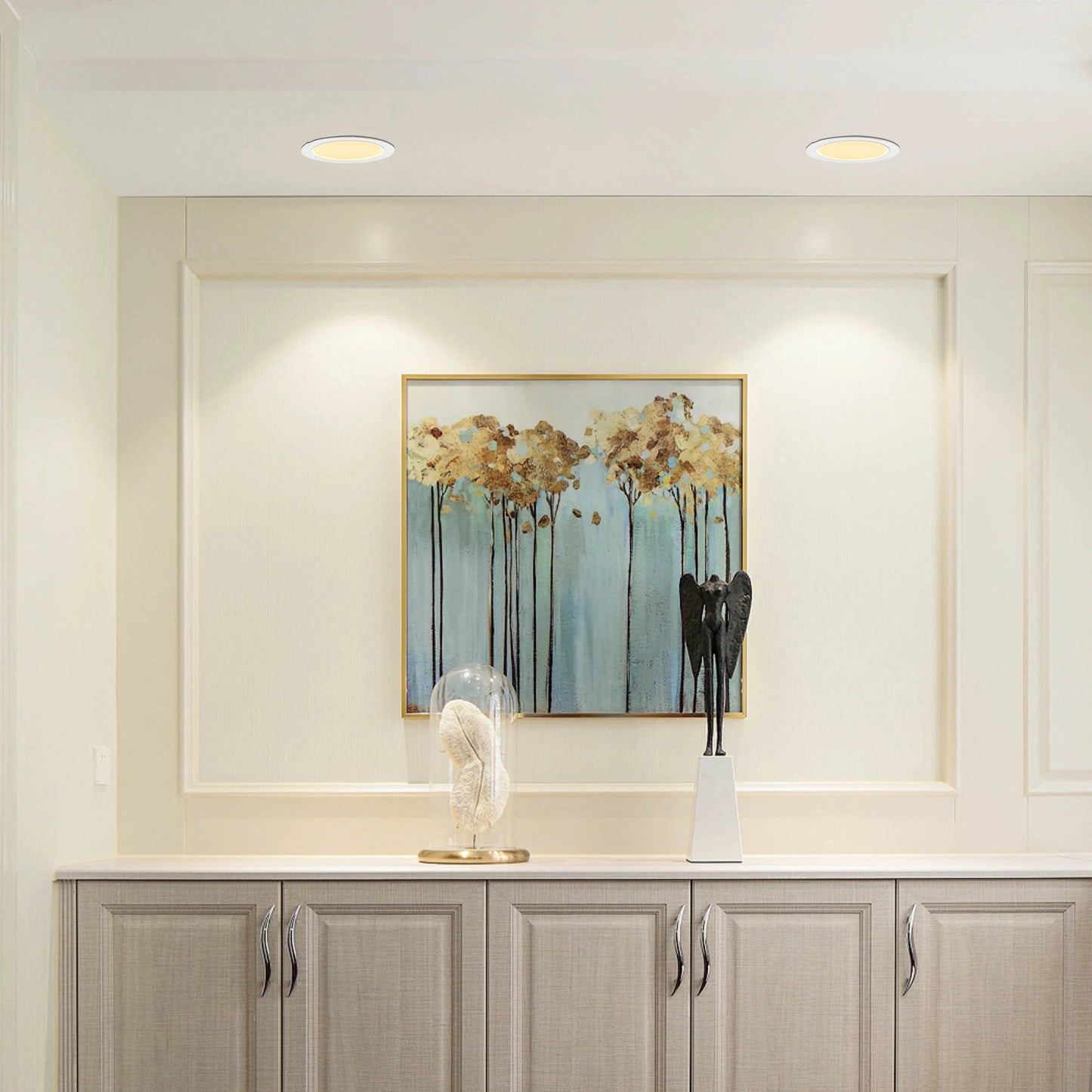 Energy-Efficient & Dimmable Recessed Lights, Pack of 12