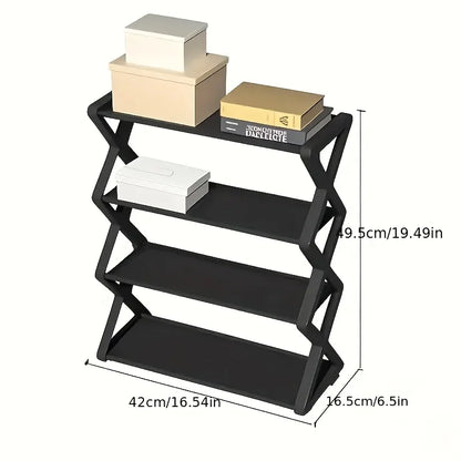 4-Tier Space-Saving Shoe Rack