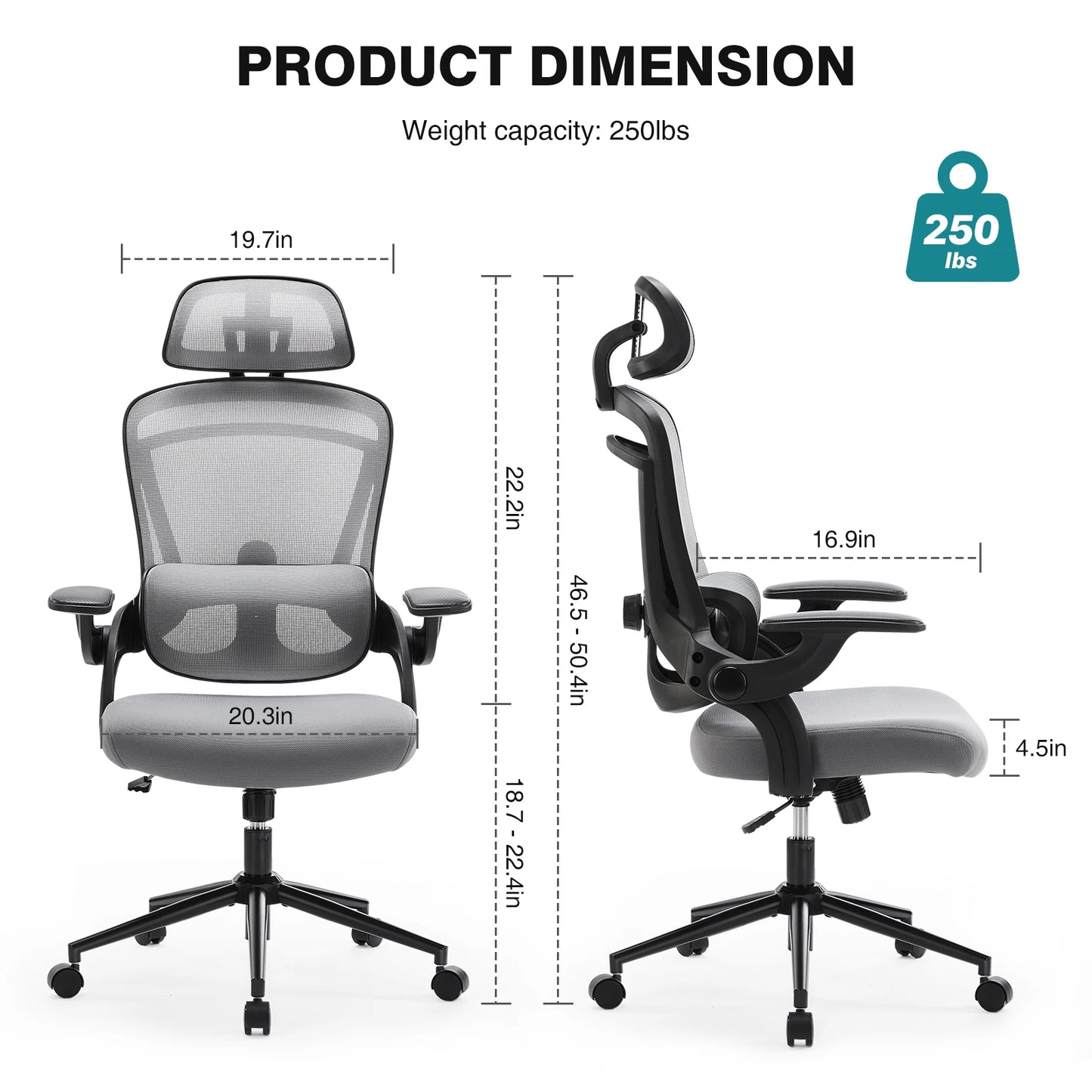 Ergonomic High-Back Mesh Office Chair