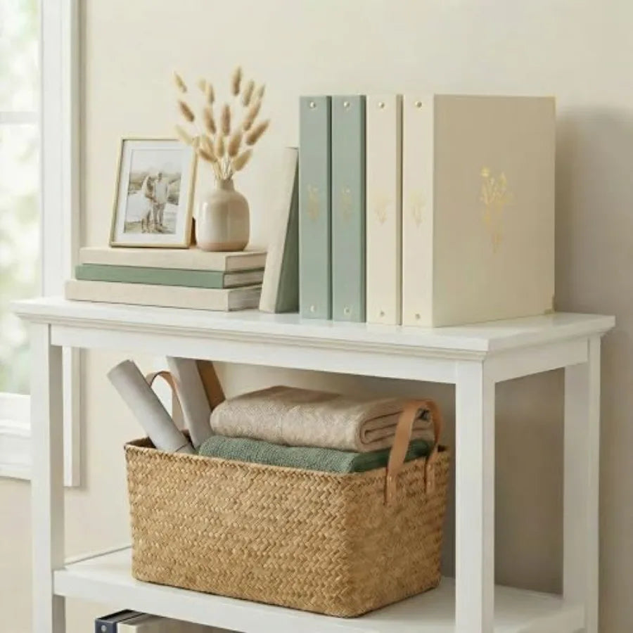 Aesthetic 3 Ring Binder Set of 2 | Sage & Beige 1 Inch Letter Size Binders