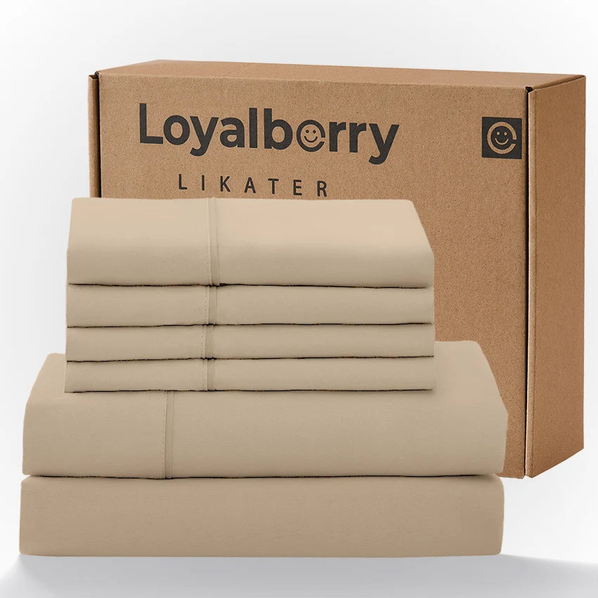 Cool & Soft 4-Piece Microfiber Sheet Set | Deep Pocket Bed Sheets Up to 18"