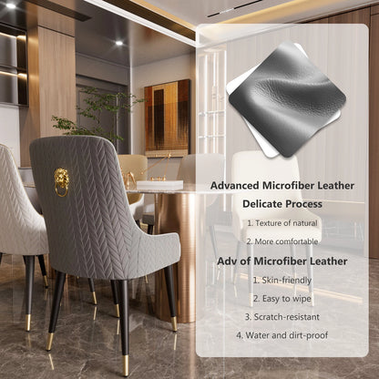 Modern Dining Room Chairs with High Tufted Back