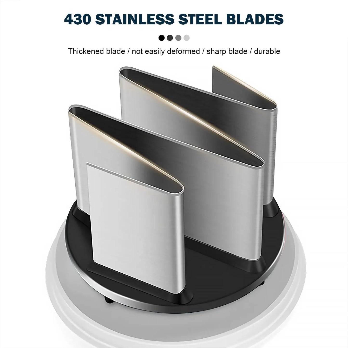 Handheld Food Chopper with Stainless Steel Blades