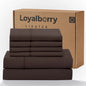 Cool & Soft 4-Piece Microfiber Sheet Set | Deep Pocket Bed Sheets Up to 18"