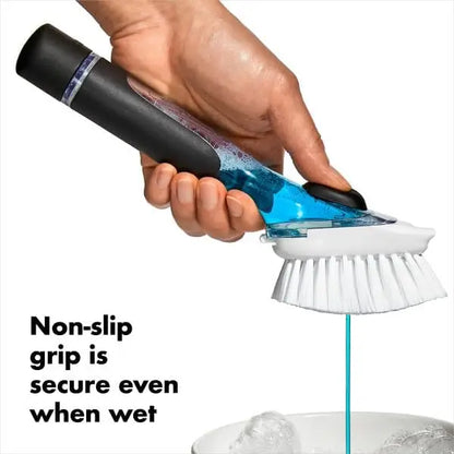 Soap Dispensing Dish Scrub Brush