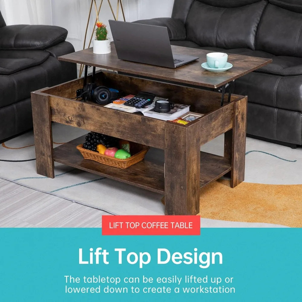 Luxury Lift-Top Coffee Table