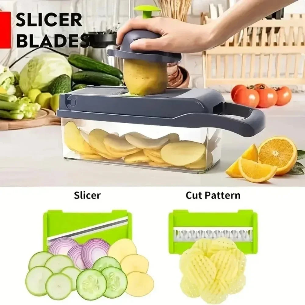 Multifunctional Food Chopper with Handle
