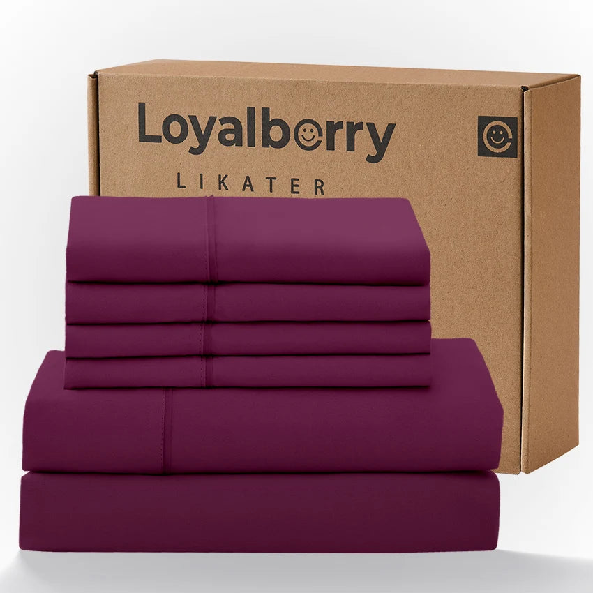 Cool & Soft 4-Piece Microfiber Sheet Set | Deep Pocket Bed Sheets Up to 18"