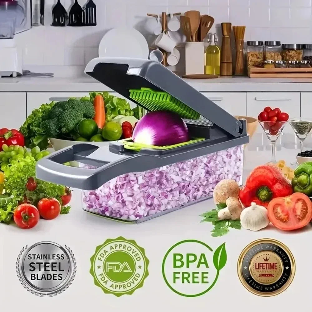 Multifunctional Food Chopper with Handle