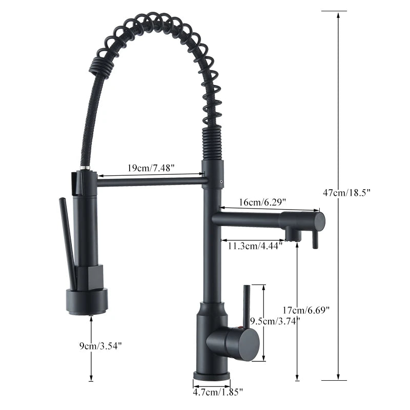 Gourmet Pull Down Kitchen Faucet
