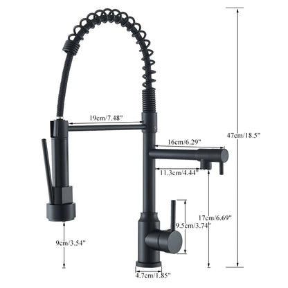 Gourmet Pull Down Kitchen Faucet