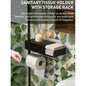 Bathroom Tissue Paper Holder With Shelf