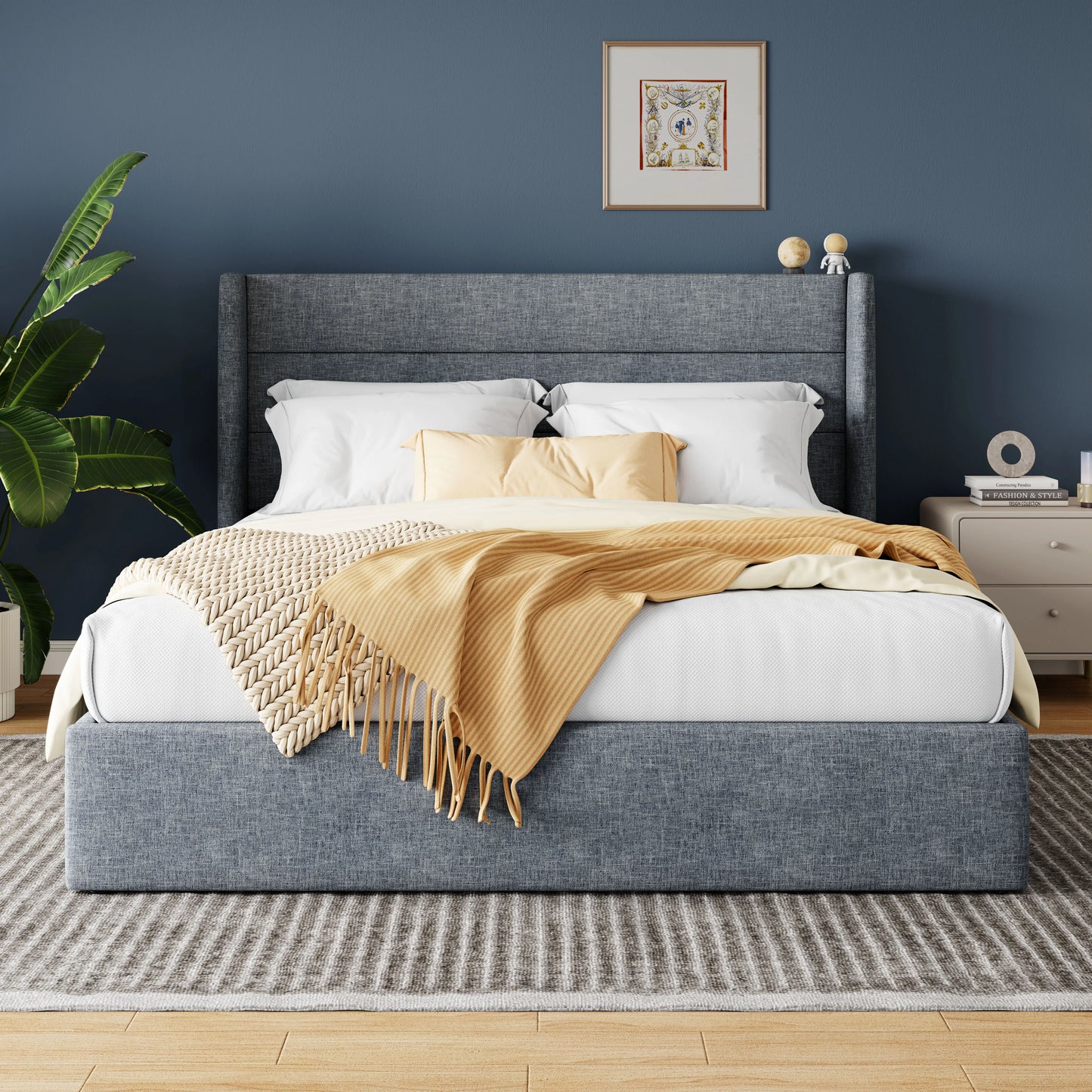 Heavy-Duty Hydraulic Bed with Large Storage Area