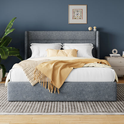 Heavy-Duty Hydraulic Bed with Large Storage Area