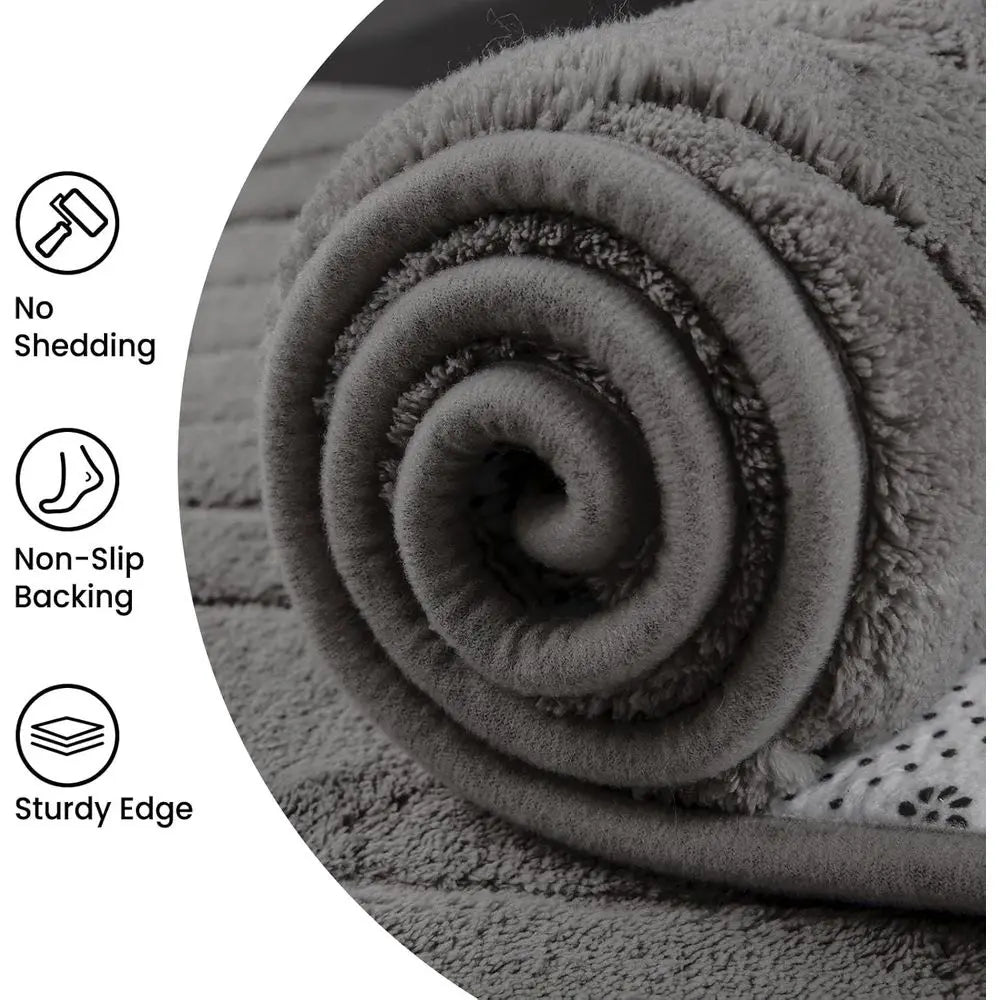 Plush Washable Area Rug