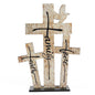 Love Family Faith Wooden Sign | Rustic Farmhouse Tabletop Home Décor