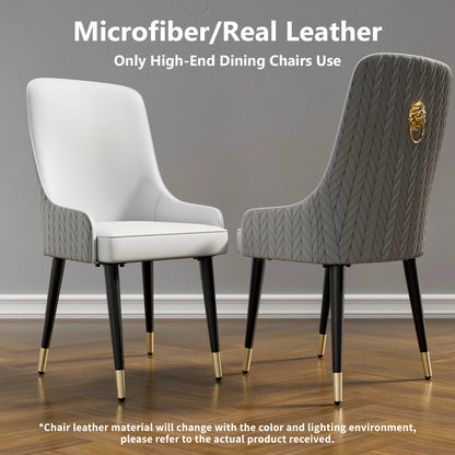 Modern Dining Room Chairs with High Tufted Back