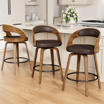Modern Swivel Counter Height Bar Stools