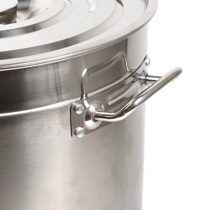 Large Capacity Stainless Steel Stock Pot with Lid