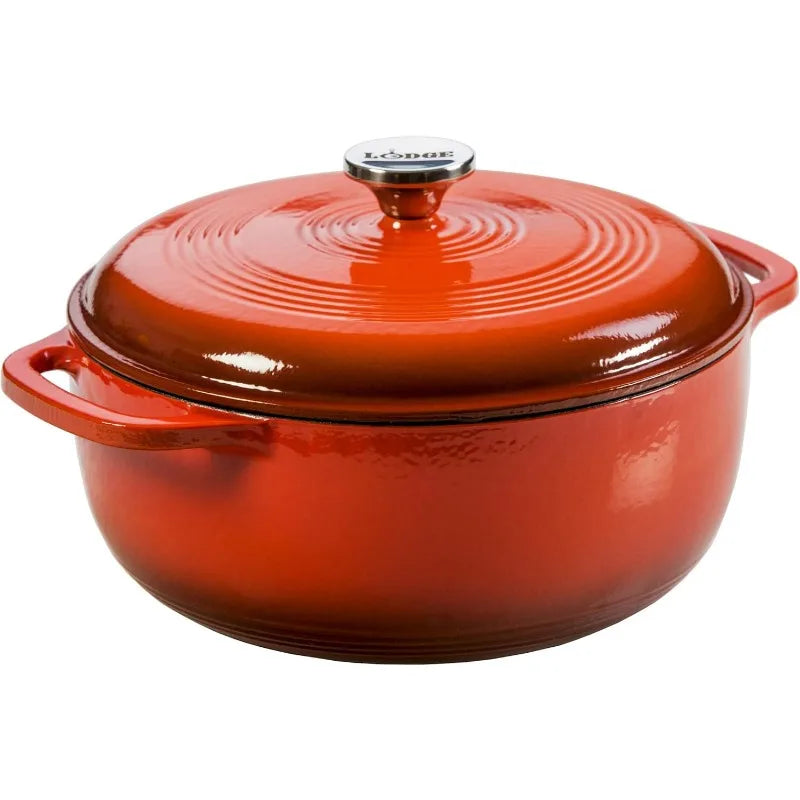 6-Quart Enameled Cast Iron Dutch Oven