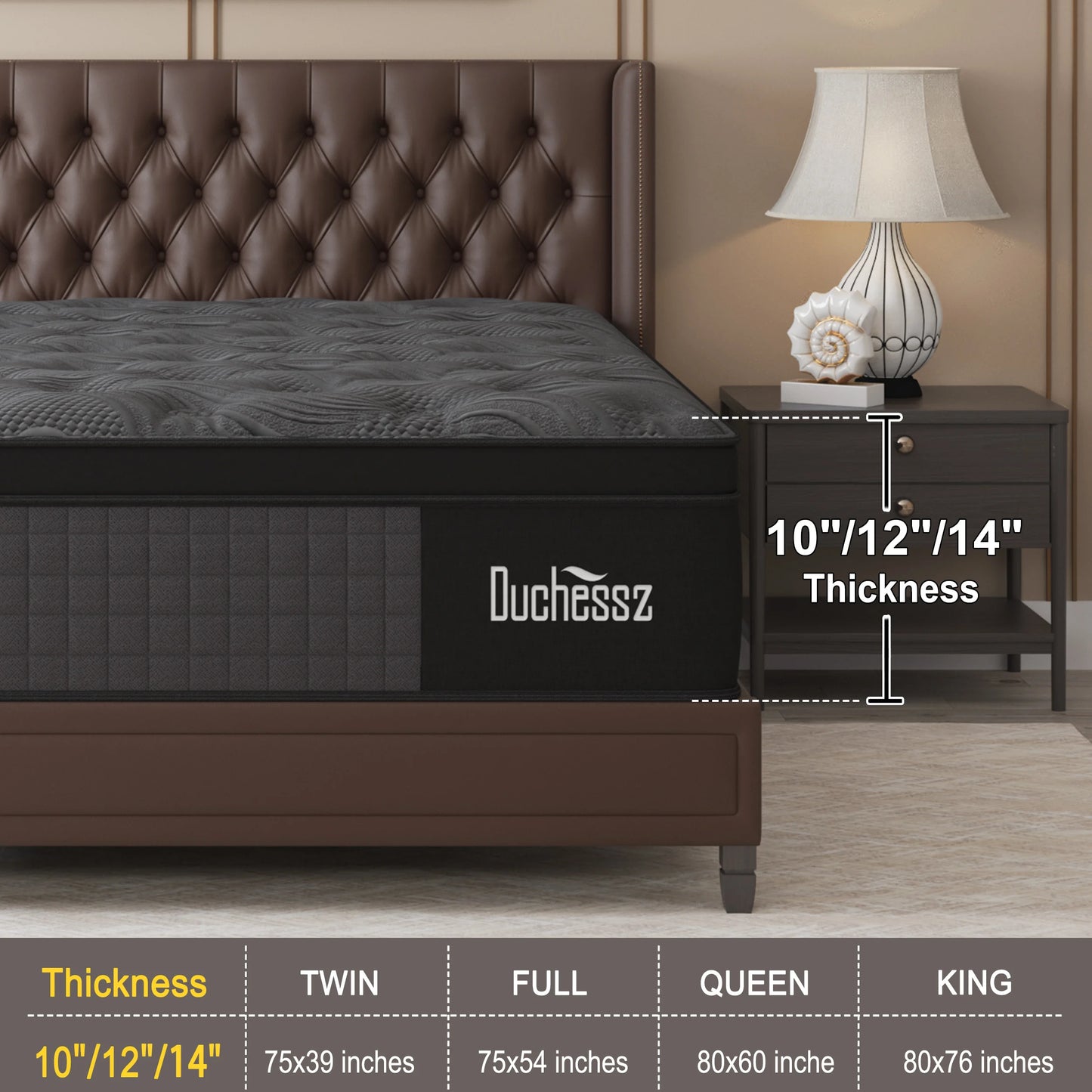Luxury Hybrid Memory Foam Mattress