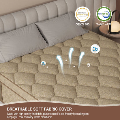 Gel Memory Foam Mattress In A Box, Medium Firm with Motion Isolation