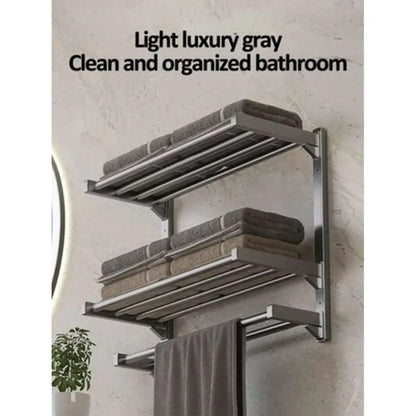 Wall Mounted Aluminum Towel Rack