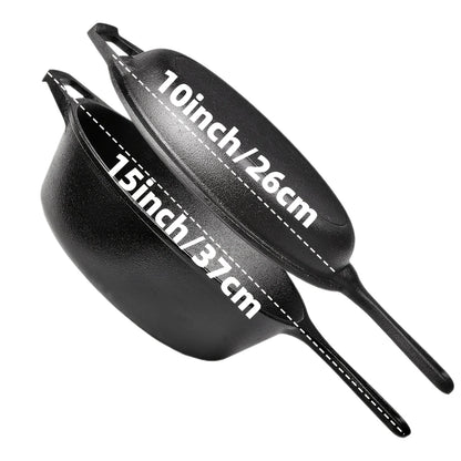 Pre-Seasoned Cast Iron Skillet Set