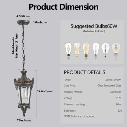 Vintage Crown Lantern with Ornate Metal Design
