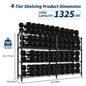 Heavy-Duty Adjustable Metal Storage Shelves
