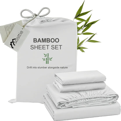 Luxury Cooling Bamboo Sheet Set | Ultra Soft Deep Pocket Bedding for Hot Sleepers