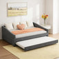 Modern Style Full-Size Upholstered Daybed with Trundle