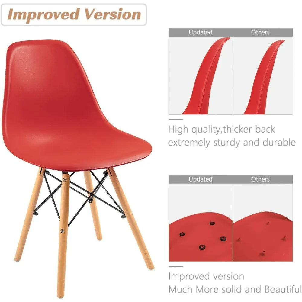 Mid-Century Modern Dining Chair Set