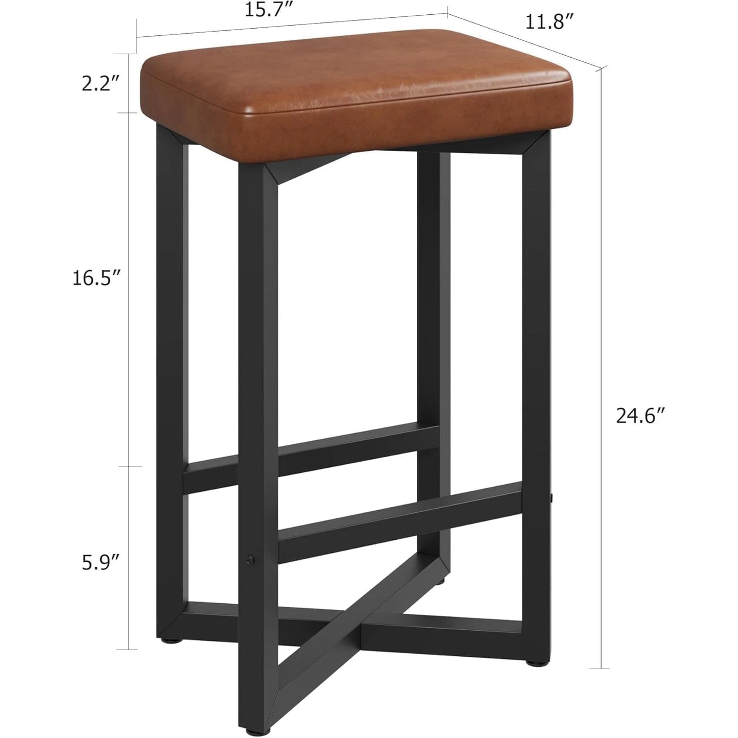 Modern Counter Height Bar Stool Set